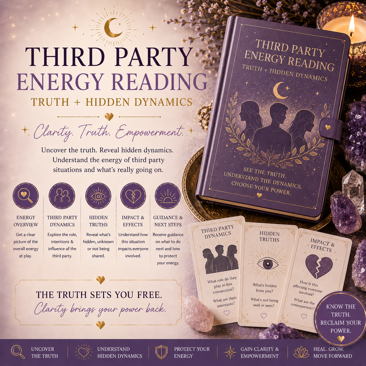 Third Party Energy Reading ✨ Truth + Hidden Dynamics