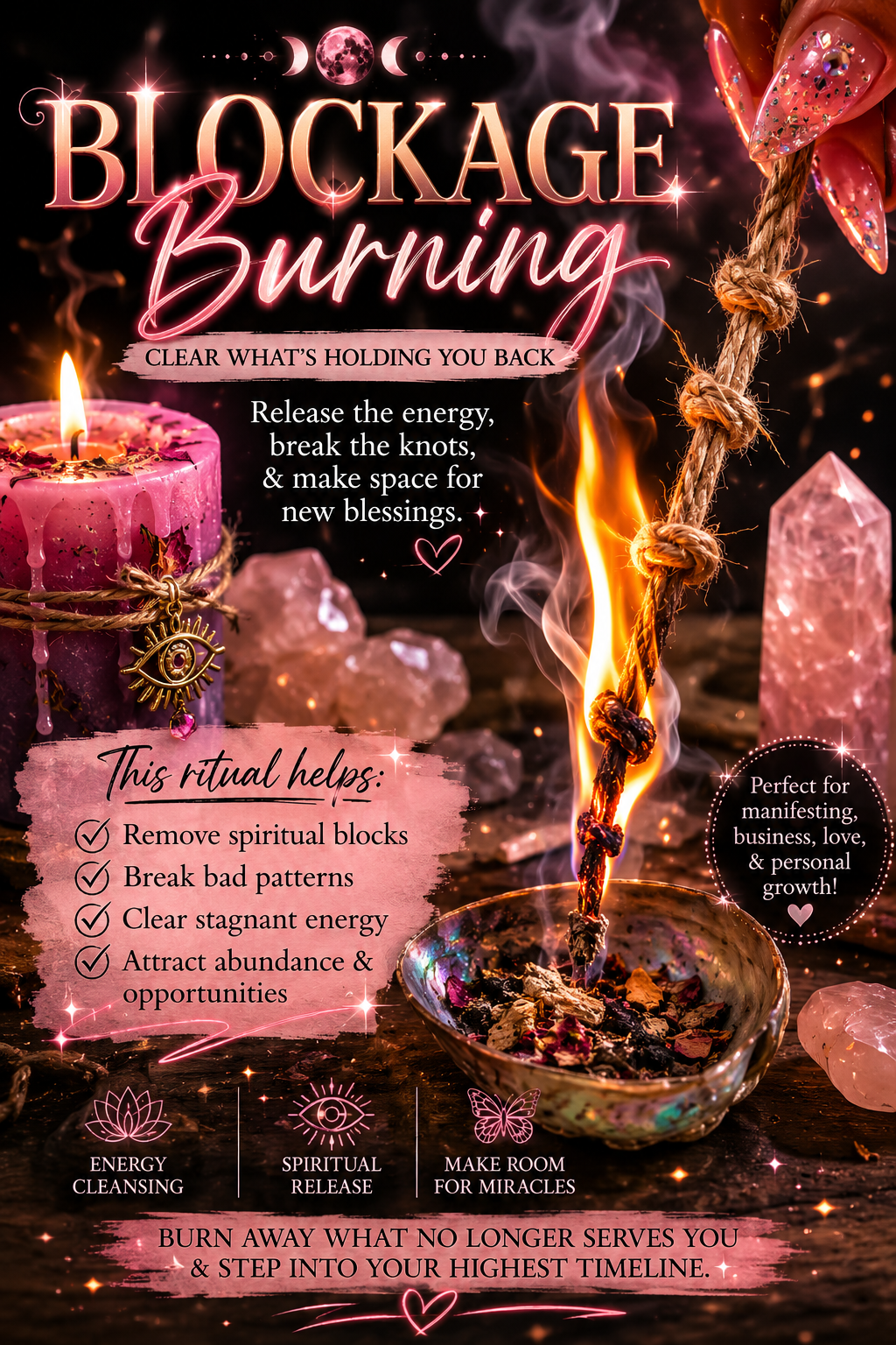 Blockage Burning Ritual ✨