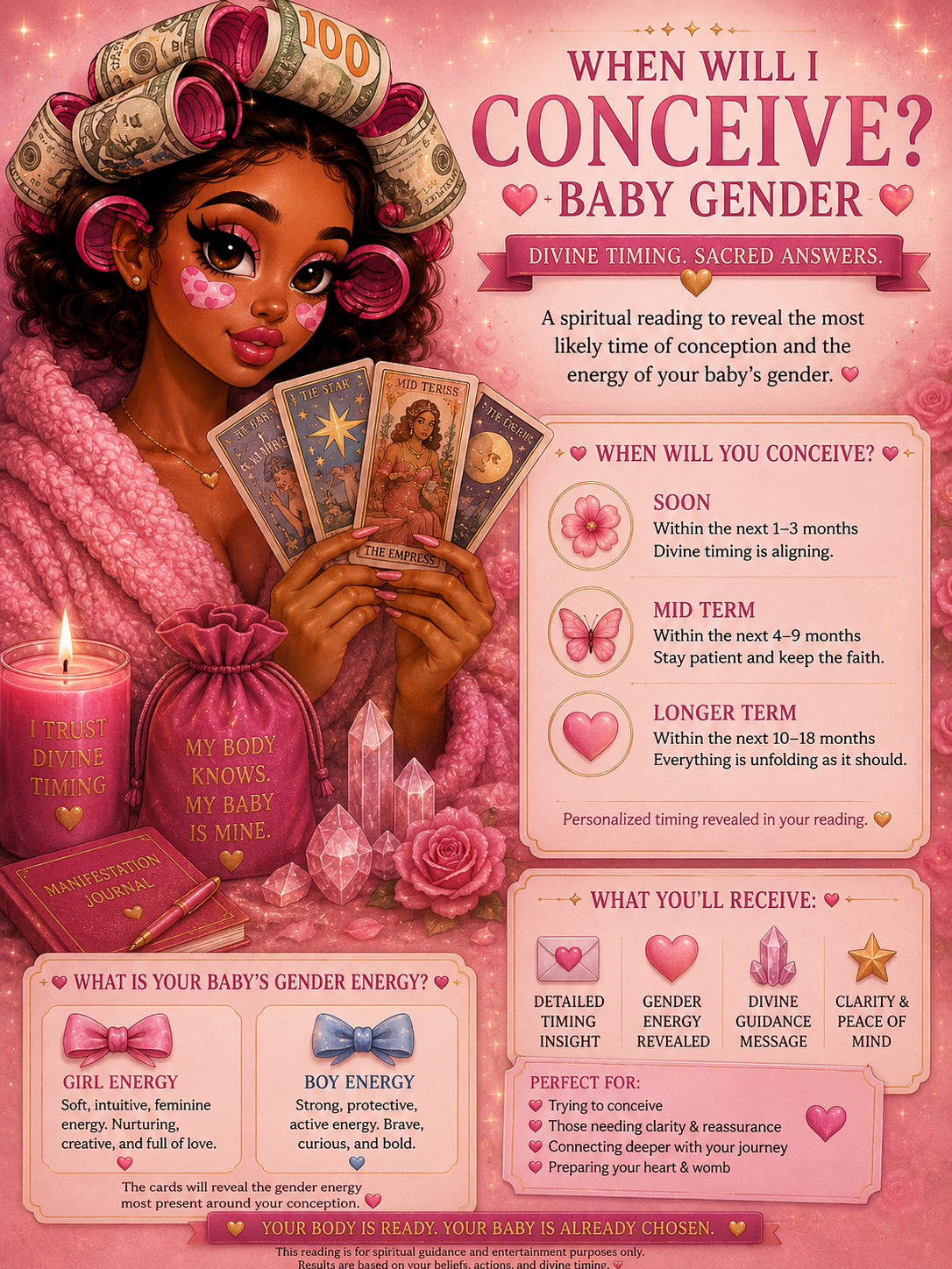 Will I Conceive & Baby Gender Reading ✨ Fertility Insight